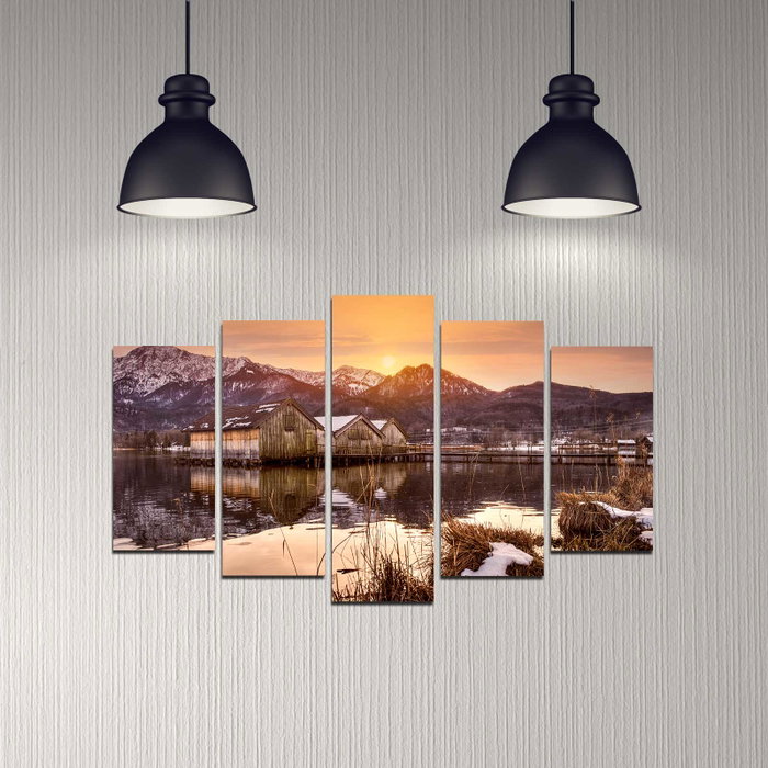 Wallity Pintura Decorativa MDF 5DMDF-57 Multicolor (5 Piezas) Wallity Pintura Decorativa MDF 5DMDF-57 Multicolor (5 Piezas)